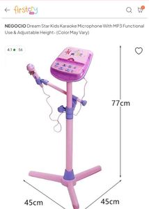 Dream Star Kids Karaoke Microphone with Mp3