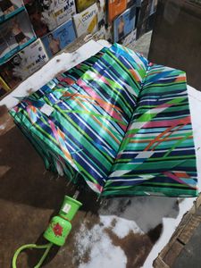 Colorful Striped Umbrella
