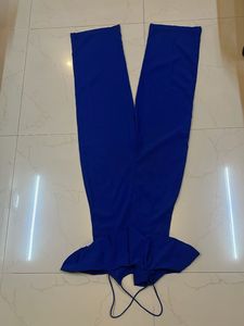 Royal Blue criss corss front back Jumpsuit