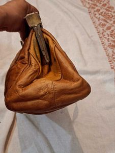 Vintage Patchwork Leather Clutch