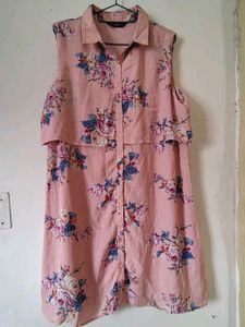 Chic Floral Print Sleeveless Dress