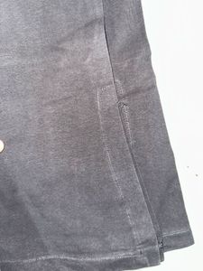 H&amp;M Stylish Dark Grey Split Hem Pants