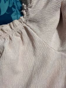 H&amp;M Cute Pink Puff Sleeve Top