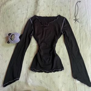 y2k Long  Bell Sleeve