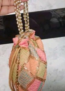 Boho Beaded Potli Bag 💰💕