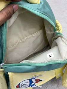 Cute Rocket Backpack with Detachable Pouch