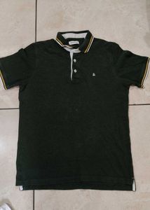 Men's Dark Green Polo T-Shirt