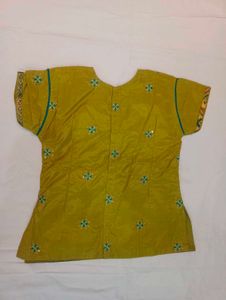 Elegant Lehenga (Silk Paavadai set) for Girls