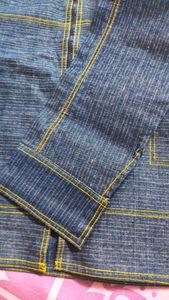 Real Vintage Blue Denim Style Zipper Jacket