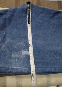Flared Denim Jeans with white tie-dye Tshirt