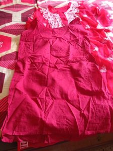 Chikankari kurti with inner