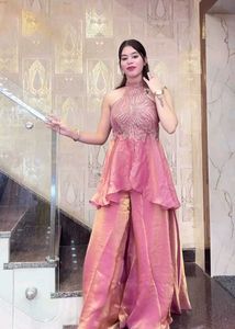 Elegant Pink Kurta Palazzo Set