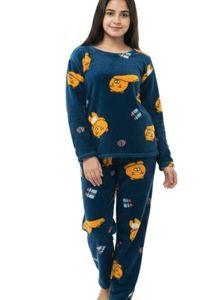 Cute Cartoon Print Plush Top