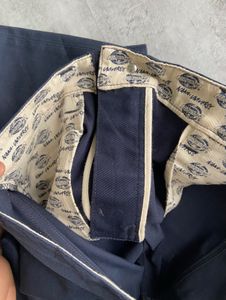 Men's Dark Blue Straight Fit Chinos
