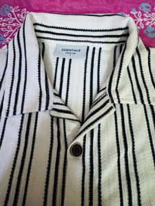 Men's Striped Short Sleeve Shirt