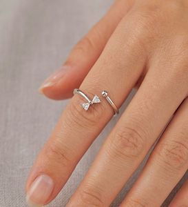 cute Bow Diamond Ring
