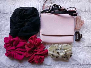 Chic Hair Accessories & Bag Set