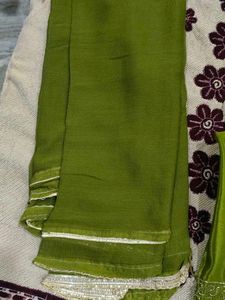 Elegant Green glass silk suit