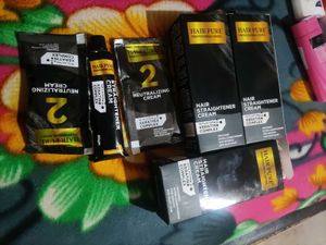 Hair Pure Straightener Cream Set pack of 3