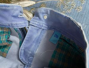 Light Wash Skinny Blue Jeans