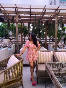 Chic Floral Mini Dress