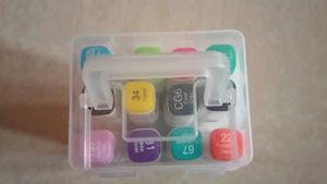 12 Color Twin-Tip Markers Set