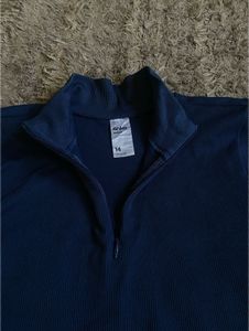 Navy Blue Pullover Top