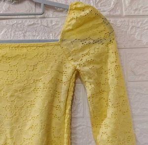 Yellow xxs Top