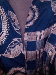 Stylish Blue &amp; Pink Patterned Stole