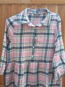Cozy Plaid Tiered Dress