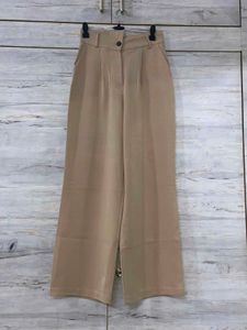 Stylish Beige Wide-Leg Trousers