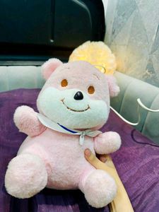 Cute Pink Teddy Bear Plush Toy