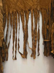 Brown Fringe Vest