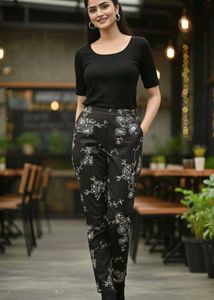 Floral Print Women's Trousers