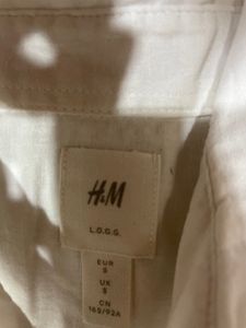 H&amp;M White Linen Shirt