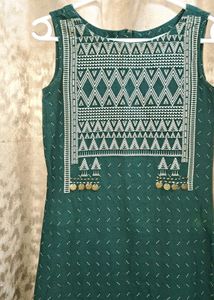 Green Ethnic Kurta