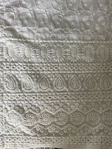 New Brand Anouk  White Chikankari short kurta