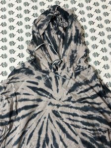Tie-Dye Cropped Hoodie