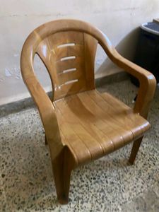 Plastic Chair - Light Brown