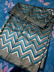 silk saree with stiched boluse