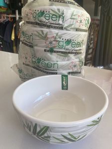 Freeway 12 Green Melamine Bowls Set
