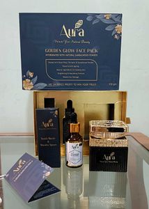 Aura Golden Glow Face Pack Set