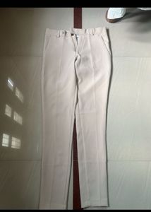 women Beige Formal Trousers