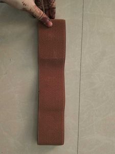 Elastic Stretch Belt with Gold Buckle