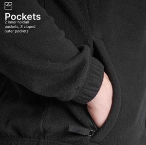 Decathlon zipped fleece jacket | 5 pockets