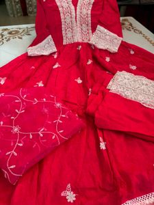 Anarkali Suit &amp;Bottom &amp; Dupata