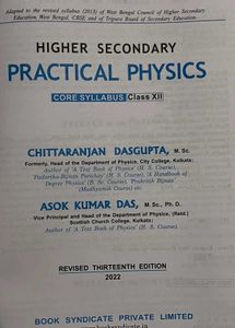 Lab practical manual books for class 12