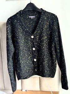 NEW! Black & Gold Cardigan - L / XL