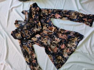 Floral Sheer Long Sleeve Top