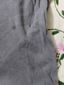 Gray Tank with Green Graphic